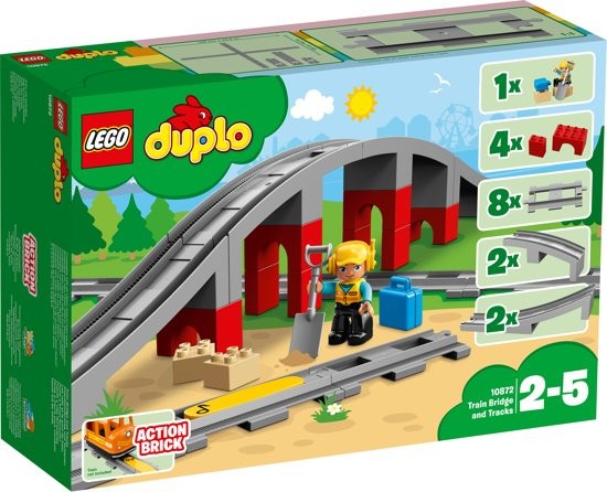 LEGO - DUPLO® 10872 Vlakový most a koľajnice