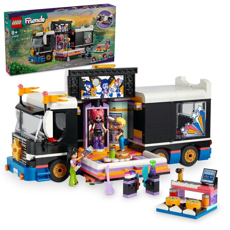 LEGO -  Friends 42619 Autobus pre turné popových hviezd