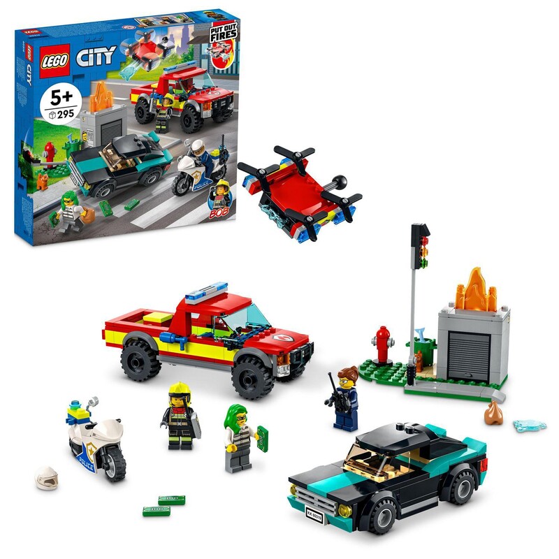 LEGO - Hasiči a policajná naháňačka