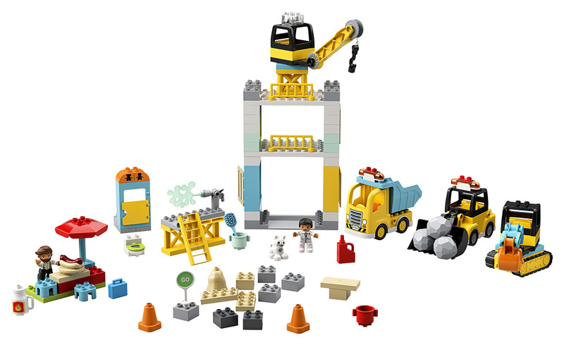 LEGO - Stavba s vežovým žeriavom