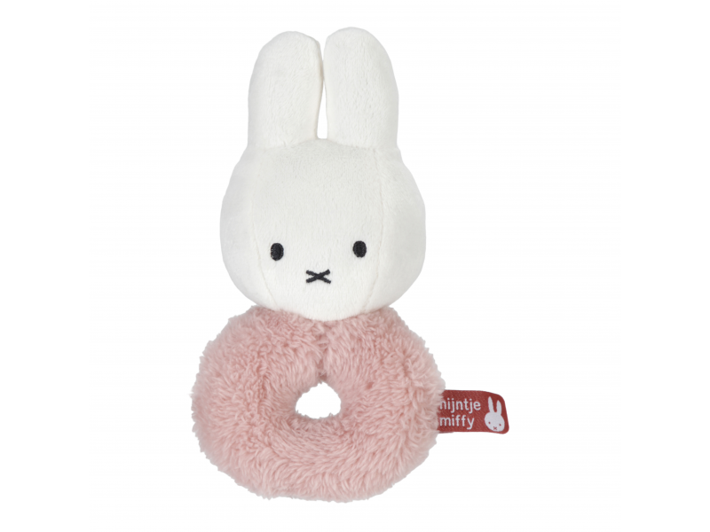 LITTLE DUTCH - Hrkálka králiček Miffy Fluffy Pink