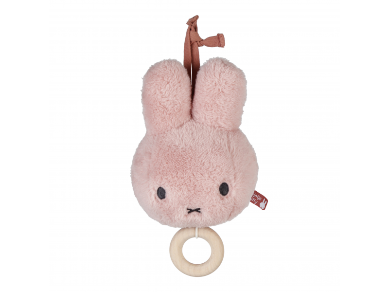 LITTLE DUTCH - Hudobný králiček Miffy Fluffy Pink