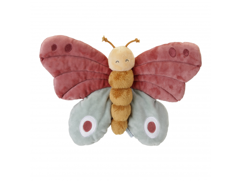 LITTLE DUTCH - Plyšová hračka motýľ Kvety a motýle