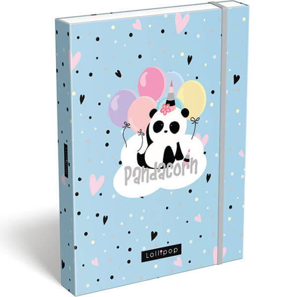 LIZZY CARD - Box na zošity A5 Lollipop Pandacorn