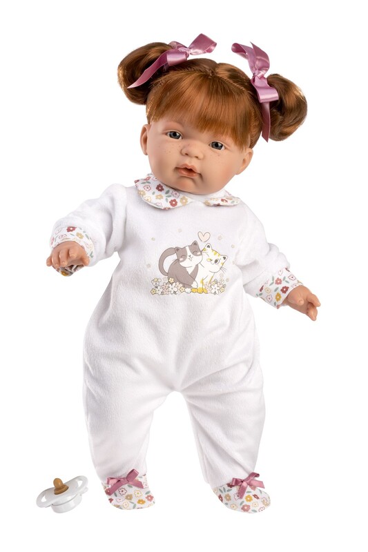 LLORENS - 13854 JOEL - realistická bábika bábätko s mäkkým látkovým telom - 38 cm
