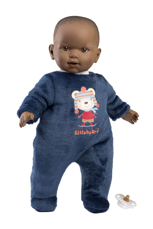LLORENS - 14247 BABY ZARIEB - realistická bábika bábätko s mäkkým látkovým telom - 42 cm