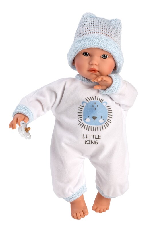 LLORENS - 30009 CUQUITO bábika bábätko so zvukmi a mäkkým látkovým telom - 30 cm
