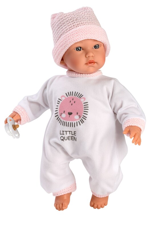 LLORENS - 30010 CUQUITA - bábika bábätko so zvukmi a mäkkým látkovým telom - 30 cm