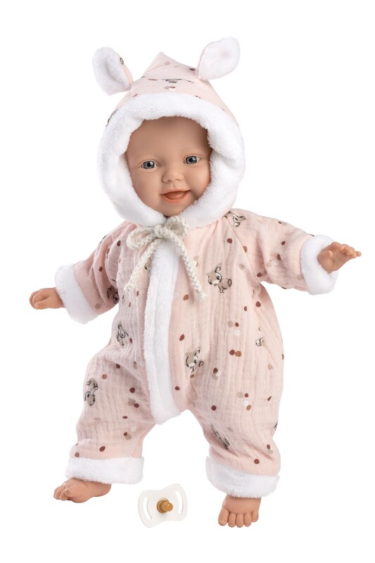 LLORENS - 63302 LITTLE BABY - realistická bábika bábätko s mäkkým látkovým telom - 32 cm