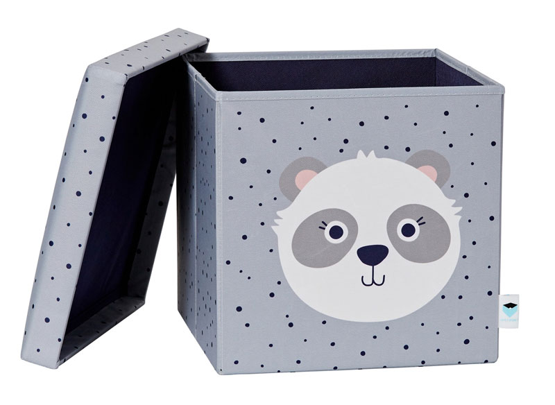 LOVE IT STORE IT - Box na hračky / stolička, Happy Kids - Panda