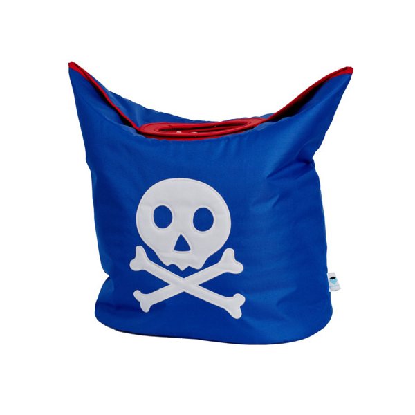 LOVE IT STORE IT - Taška na prádlo Piráti – modrá s pirátom