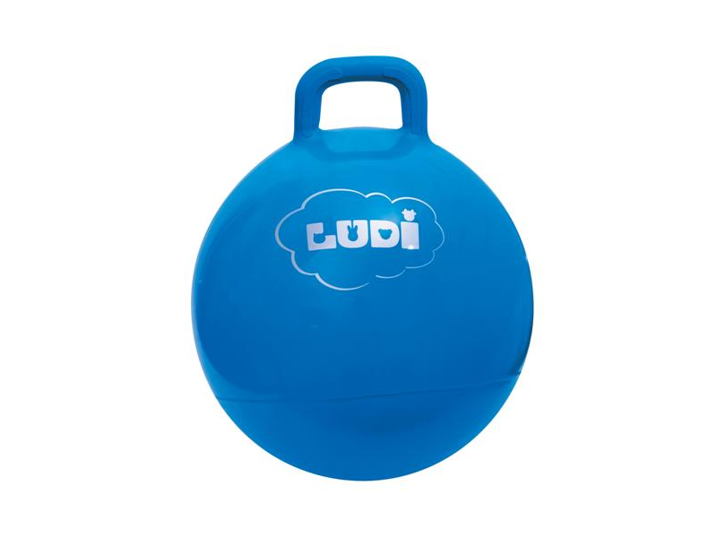 LUDI - Skákacia lopta 45cm modrá
