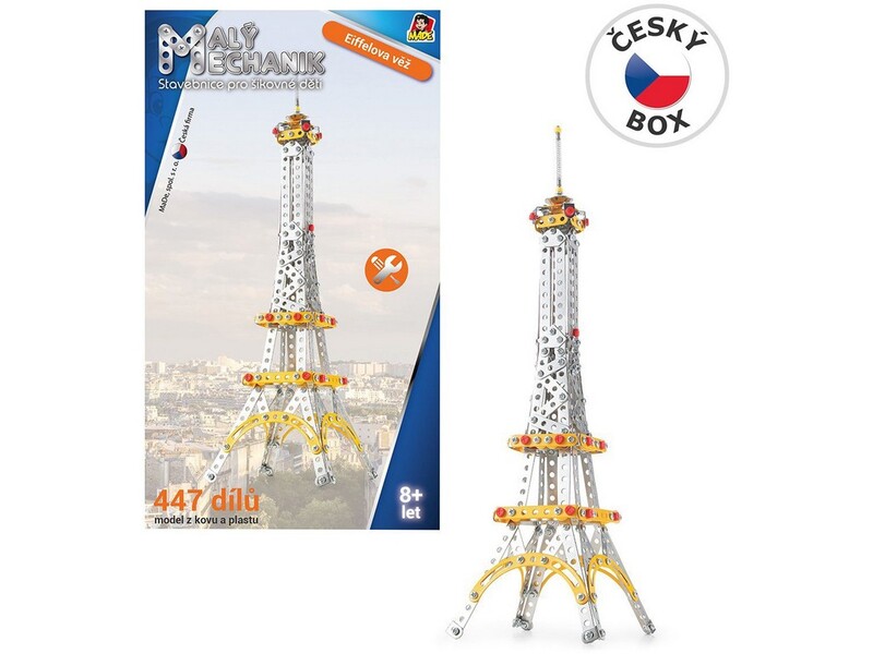 MADE - Malý Mechanik Veža Eiffelova, 447 dielikov
