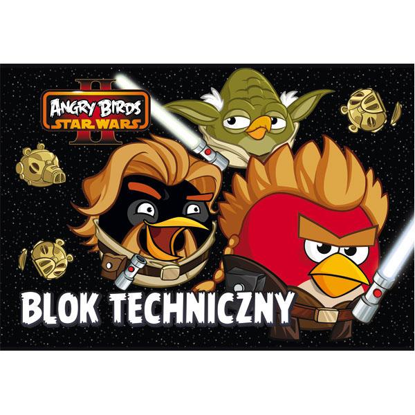 MAJEWSKI - Skicár A4 Angry Birds Star Wars - 10 listov