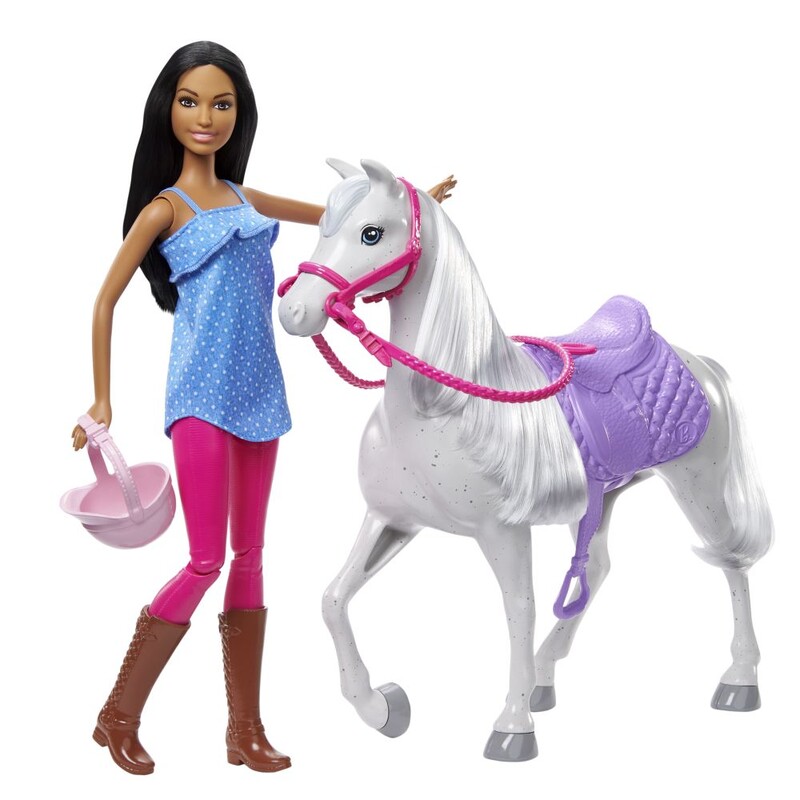 MATTEL - Barbie Bábika Na Prechádzke S Koňom