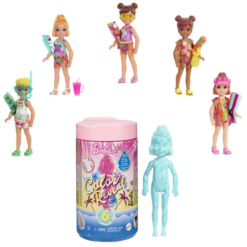 MATTEL - Barbie Color Reveal Chelsea Mramor, Mix Produktov