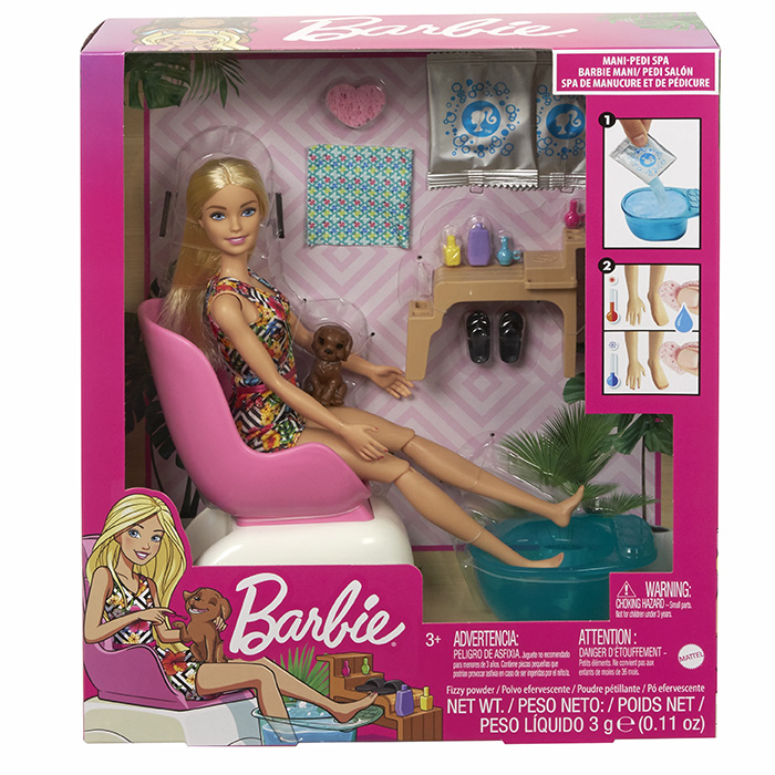 MATTEL - Barbie Manikúra/Pedikúra Herný Set