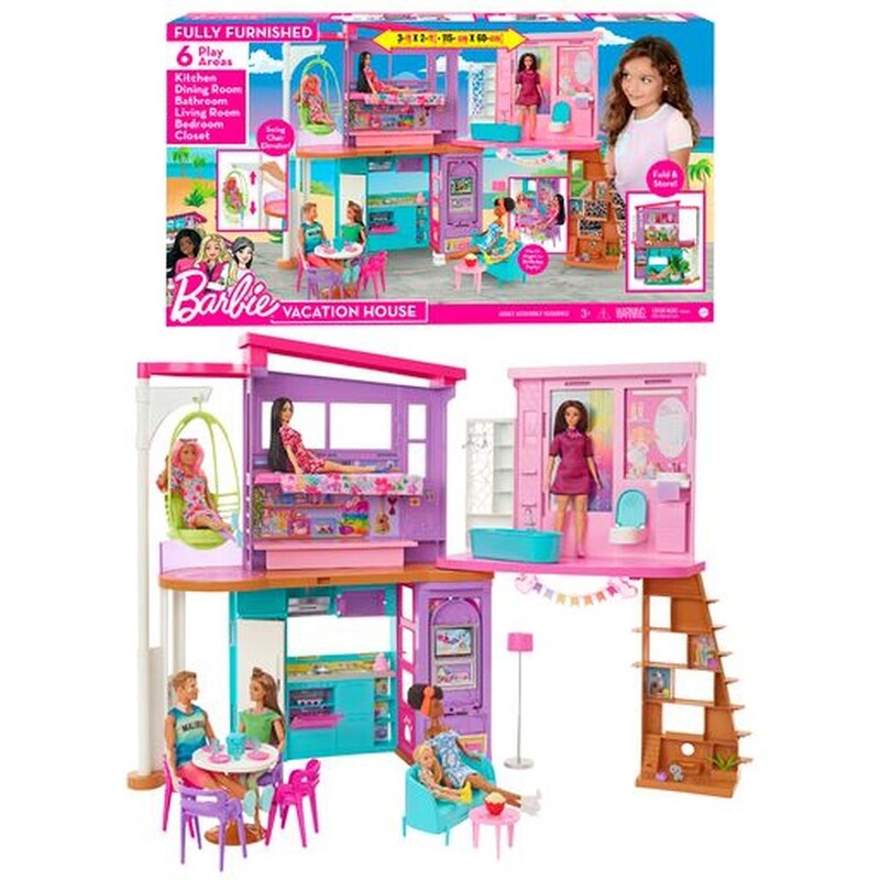 MATTEL - Barbie Párty Dom V Malibu