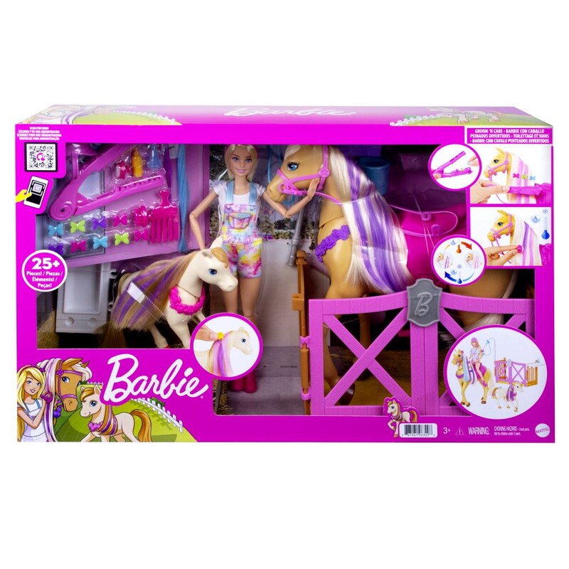 MATTEL - Barbie Rozkošný Koník S Doplnkami