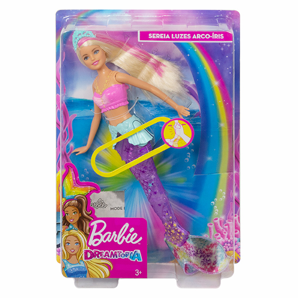 MATTEL - Barbie Svietiaca Morská Panna S Pohyblivým Chvostom Beloška