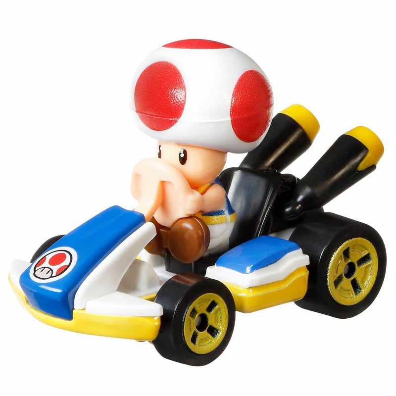 MATTEL - Hot Wheels GBG25 Mario kart angličák Toad