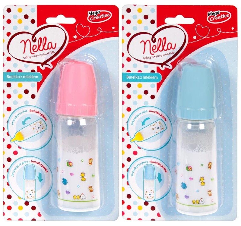 MEGA CREATIVE - Fľaška s mliekom pre bábiky, Mix Produktov