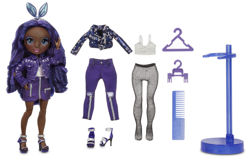 MGA - Rainbow High Fashion bábika - Krystal Bailey (Indigo)