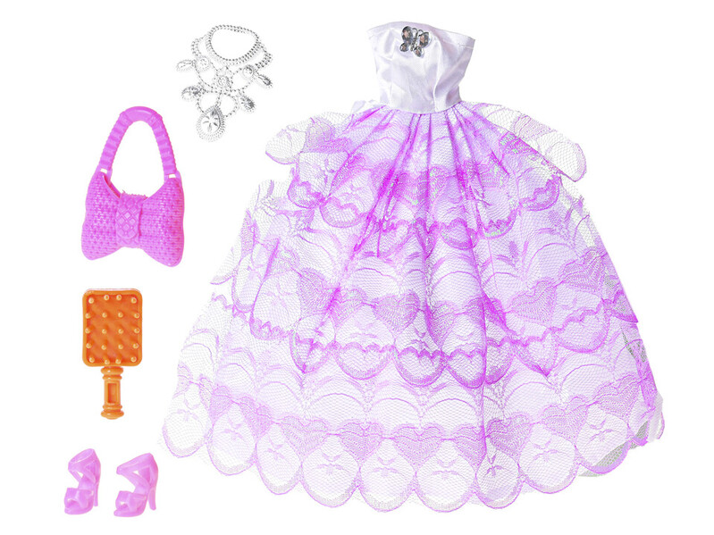 MIKRO TRADING - Šaty s doplnkami pre bábiky Baonier, Mix Produktov