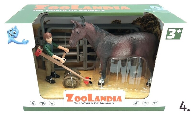 MIKRO TRADING - Zoolandia kôň s doplnkami, Mix Produktov