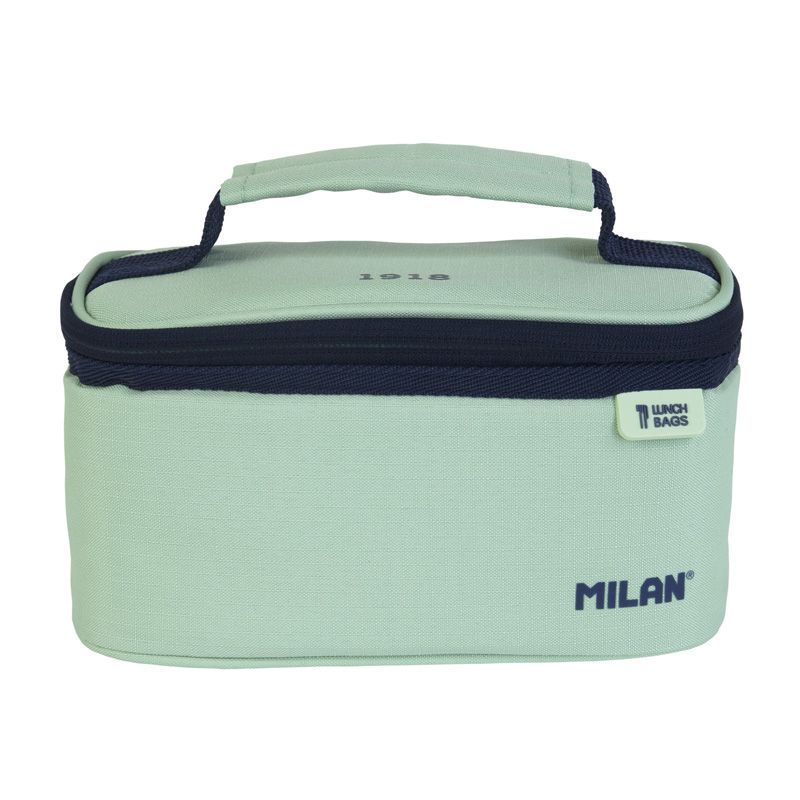 MILAN - Izotermická taška na potraviny 1,5L + 1ks box na desiatu, zelená