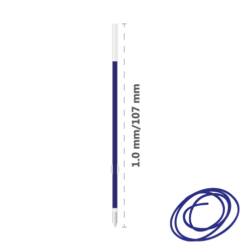 MILAN - Náplň guľôčková P1 Touch 1,0 mm - modrá