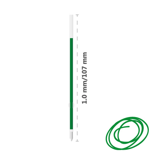 MILAN - Náplň guľôčková P1 Touch 1,0 mm - zelená