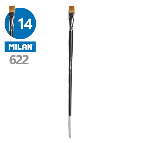 MILAN - Štetec plochý č. 14 - 622