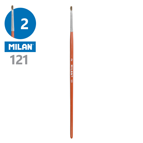 MILAN - Štetec plochý č. 2 - 121