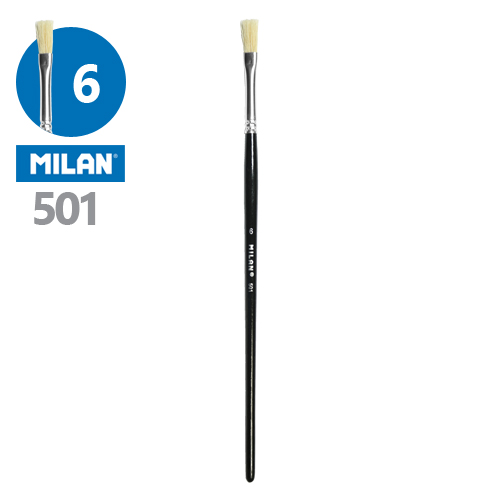 MILAN - Štetec plochý č. 6 - 501