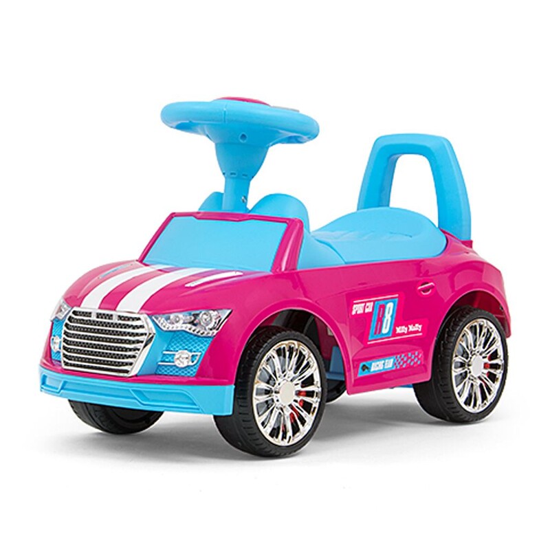 MILLY MALLY - Detské odrážadlo Racer pink-blue
