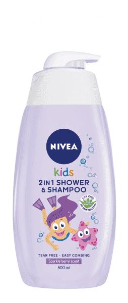 NIVEA - Gél detský sprchovací 2v1 Girl 500ml Nivea Baby
