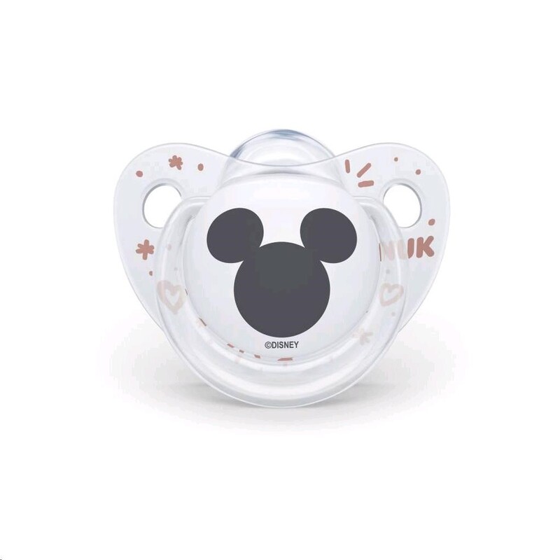 NUK - Cumlík Trendline Disney Mickey Minnie 0-6m červený Box