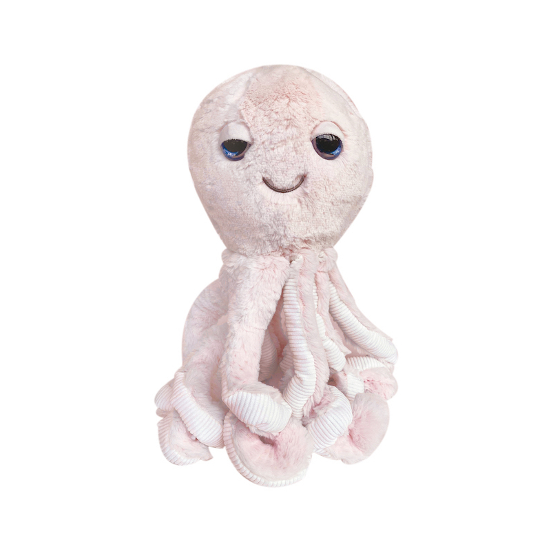O.B. DESIGNS - Plyšová chobotnica 38 cm, Soft Pink