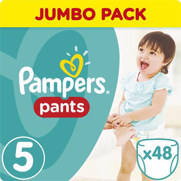 PAMPERS - Nohavičky plienkové ActivePants 5 JUNIOR 12-18kg 48ks