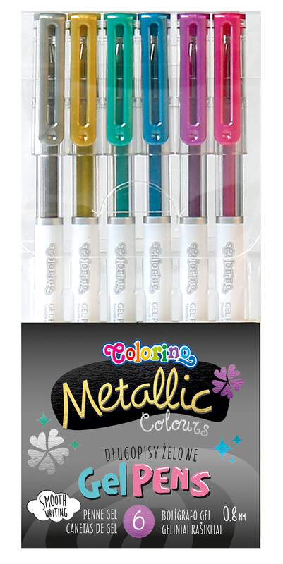 PATIO - Colorino gélové pero 6ks kovové