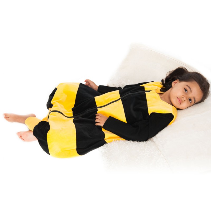 PENGUINBAG - Detský spací vak včielka, veľkosť L (87-110 cm), 2,5 tog