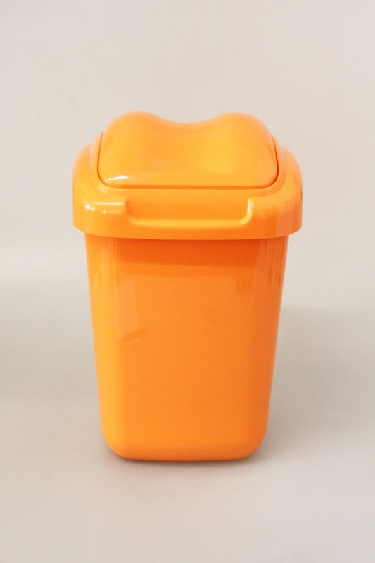 PLAFOR - Plastový odpadkový kôš Fala 12 l - oranžový