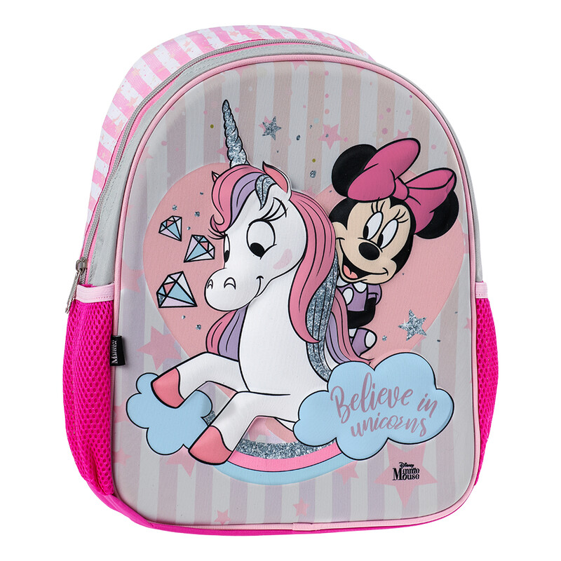 PLAY BAG - Detský batoh TICO - Minnie Mouse BELIEVE IN UNICORN