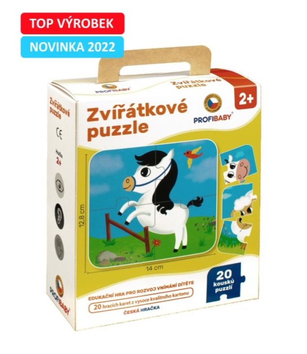 PROFIBABY - Puzzle zvieratká 20ks