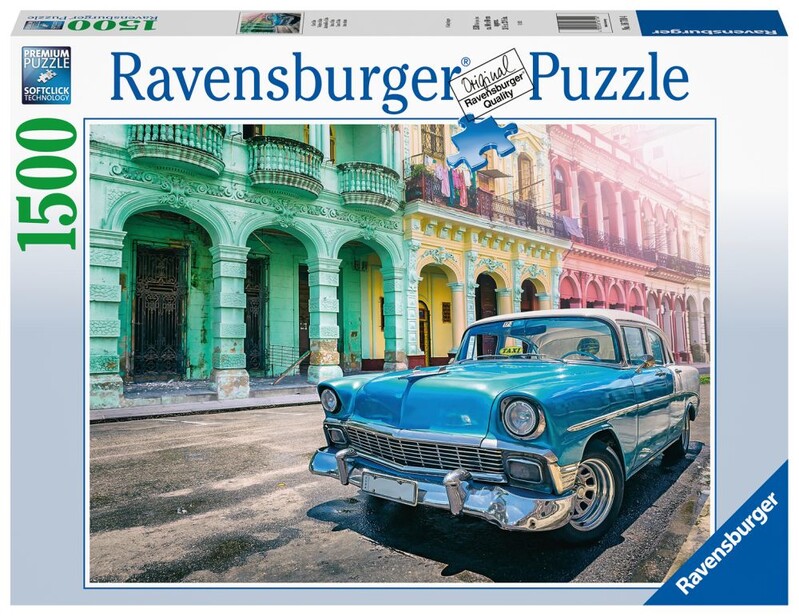 RAVENSBURGER - Autá Na Kube 1500 Dielikov