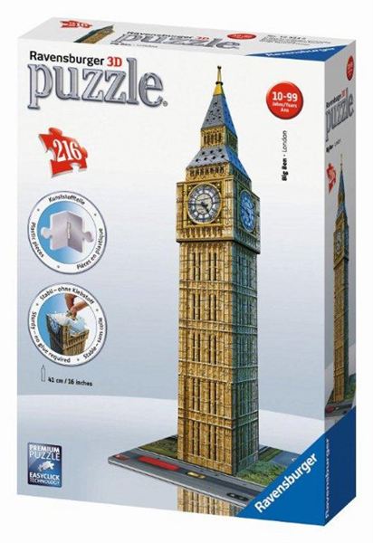 RAVENSBURGER - Puzzle Big Ben 3D dielikov 216