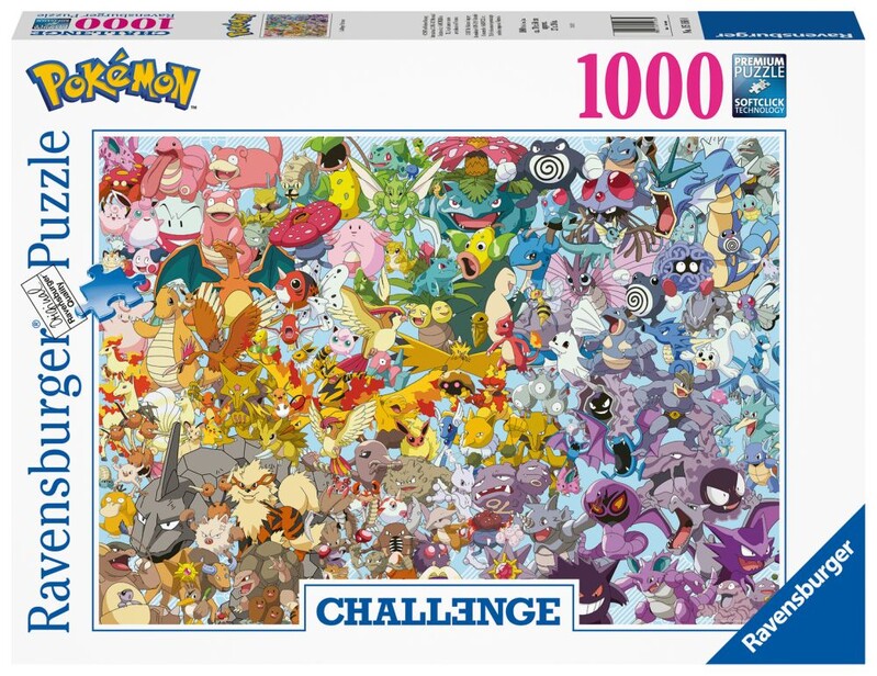 RAVENSBURGER - Challenge Puzzle: Pokémon 1000 dielikov