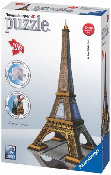 RAVENSBURGER - Puzzle Eiffelova veža 3D 216 dielikov