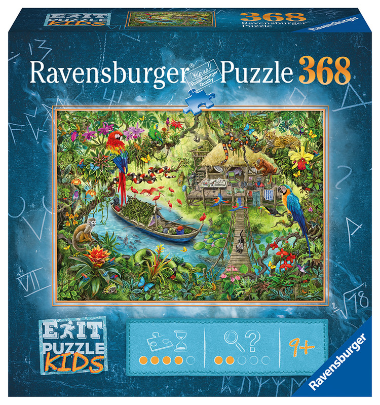 RAVENSBURGER - Exit KIDS Puzzle: Džungla 368 dielikov